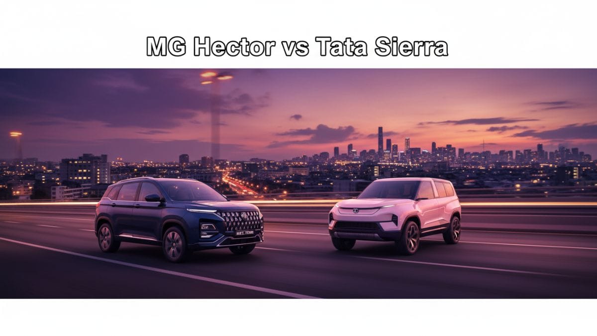MG Hector Facelift या Tata Sierra, कम बजट में कौन सी SUV देती है ज्यादा फीचर्स और बेहतर वैल्यू