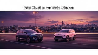 MG Hector Facelift या Tata Sierra, कम बजट में कौन सी SUV देती है ज्यादा फीचर्स और बेहतर वैल्यू