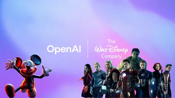 OpenAI के सोरा पर नजर आएंगे मार्वल और स्टार वार्स के कैरेक्टर्स, Disney करेगी 1 अरब डॉलर का निवेश OpenAI के सोरा पर नजर आएंगे मार्वल और स्टार वार्स के कैरेक्टर्स, Disney करेगी 1 अरब डॉलर का निवेश