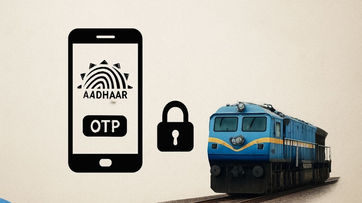 रेलवे ने डीएक्टिवेट की 3.02 करोड़ फेक ID, तत्काल बुकिंग के लिए आधार OTP रोलआउट 322 ट्रेनों तक बढ़ा