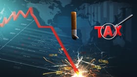 टोबैको टैक्स लागू होते ही टूटने लगे हैं Tobacco Stocks, 5% तक लुढ़के, ITC, Godfrey Phillips पर सबसे ज्यादा दबाव