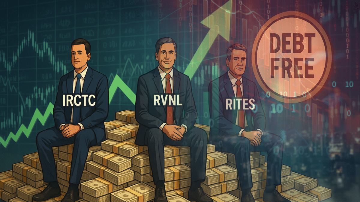 कैश की ढेर पर बैठी हैं ये तीन रेलवे कंपनियां, ना के बराबर कर्ज, 5 साल में दे चुकी 1258% तक मल्टीबैगर रिटर्न