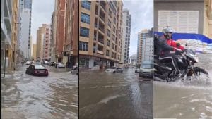 UAE में भारी बारिश, दुबई-अबू धाबी में बाढ़ जैसे हालात, उड़ानों पर पड़ा असर, एयरलाइंस ने जारी की एडवाइजरी