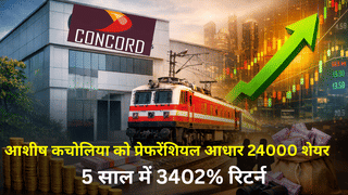 5 साल में 3402% तक रिटर्न देने वाली इस रेलवे स्टॉक में बड़ा अपडेट,आशीष कचोलिया को मिलेंगे 24 हजार शेयर, मुकुल अग्रवाल के पास भी 3.96% हिस्सेदारी