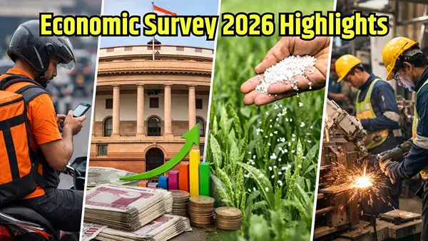 Economic Survey 2026 Highlights: गिग वर्कर्स के लिए मिनिमम सैलरी, यूरिया के लिए कैश ट्रांसफर, कम हो मैन्युफैक्चरिंग लागत Economic Survey 2026 Highlights: गिग वर्कर्स के लिए मिनिमम सैलरी, यूरिया के लिए कैश ट्रांसफर, कम हो मैन्युफैक्चरिंग लागत