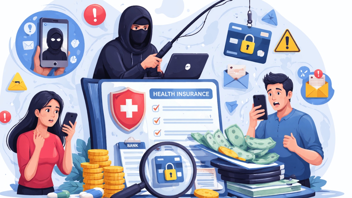 हेल्थ इंश्योरेंस के नाम पर होने वाली ठगी से रहें सावधान, सेफ रहने के लिए अपनाएं ये खास तरीके हेल्थ इंश्योरेंस के नाम पर होने वाली ठगी से रहें सावधान, सेफ रहने के लिए अपनाएं ये खास तरीके