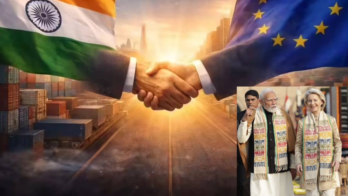 India-EU ट्रेड डील की आ गई डिटेल, 90 फीसदी प्रोडक्ट पर टैरिफ घटा, इन पर लगेगा 0% टैक्स, जानें बाकी पर अब कितना रेट India-EU ट्रेड डील की आ गई डिटेल, 90 फीसदी प्रोडक्ट पर टैरिफ घटा, इन पर लगेगा 0% टैक्स, जानें बाकी पर अब कितना रेट