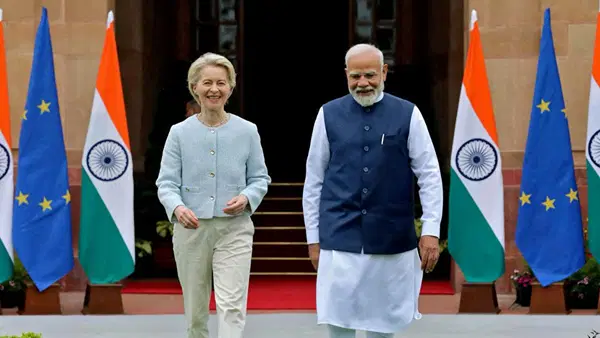 India-EU FTA पर नहीं थमेंगे रिश्ते! अब समुद्री सुरक्षा, साइबर डिफेंस और स्टूडेंट-वर्कर मूवमेंट पर बनेगा नया फ्रेमवर्क India-EU FTA पर नहीं थमेंगे रिश्ते! अब समुद्री सुरक्षा, साइबर डिफेंस और स्टूडेंट-वर्कर मूवमेंट पर बनेगा नया फ्रेमवर्क