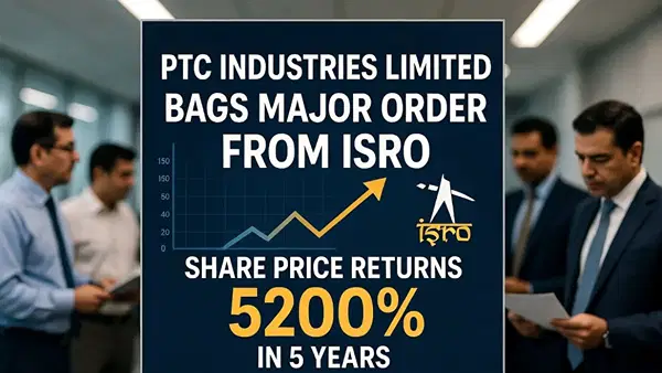 इस कंपनी को मिला ISRO से बडॉ ऑर्डर, शेयर ने 5 साल में 5200% रिटर्न, मुकुल अग्रवाल ने भी लगाया पैसा! इस कंपनी को मिला ISRO से बडॉ ऑर्डर, शेयर ने 5 साल में 5200% रिटर्न, मुकुल अग्रवाल ने भी लगाया पैसा!