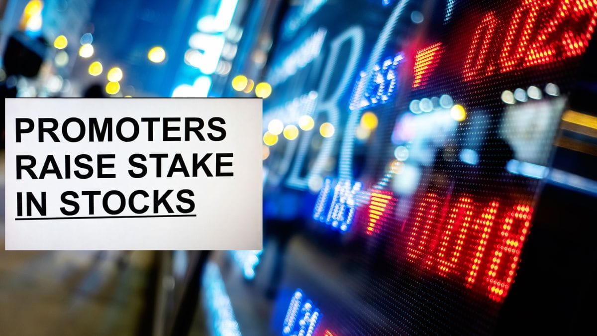 इन 6 कंपनियों में प्रमोटर ने बढ़ाई हिस्सेदारी, क्या आपके पोर्टफोलियो में हैं ये शेयर?
