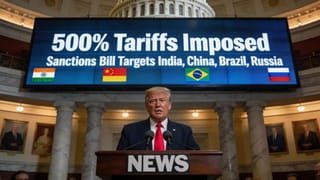 भारत- चीन- ब्राजील पर 500 फीसदी टैरिफ लगाएगा US, ट्रंप ने बिल को दी मंजूरी; अमेरिकी सांसद का बड़ा दावा
