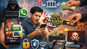 Happy New Year के बहाने आ रहा लिंक, एक क्लिक में खाली हो जाएगा बैंक अकाउंट, चेतावनी जारी