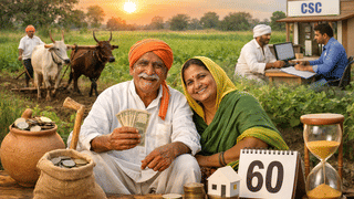 किसानों को ₹3000 का पेंशन, जानें किसे मिलता है लाभ, हर महीने जमा करने होते हैं ₹55-200