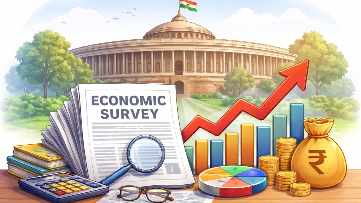 Economic Survey Budget 2026: संभावित ग्रोथ रेट में बढ़ोतरी और दुनिया की सबसे तेजी से बढ़ती अर्थव्यवस्था, सर्वे में नजर आई विकसित भारत की तस्वीर Economic Survey Budget 2026: संभावित ग्रोथ रेट में बढ़ोतरी और दुनिया की सबसे तेजी से बढ़ती अर्थव्यवस्था, सर्वे में नजर आई विकसित भारत की तस्वीर