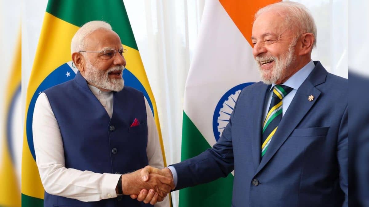 India-Brazil Trade Deal पर अगले हफ्ते लगेगी मुहर! फार्मा, खनिज और वीजा पर बड़े समझौते की है तैयारी India-Brazil Trade Deal पर अगले हफ्ते लगेगी मुहर! फार्मा, खनिज और वीजा पर बड़े समझौते की है तैयारी