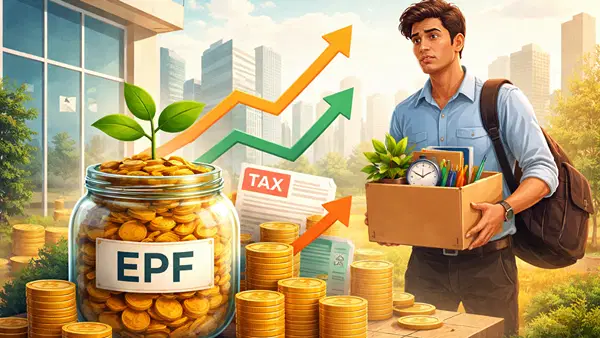 नौकरी छोड़ने के बाद EPF निकालने का फैसला सही या गलत? समझिए ब्याज, टैक्स और कंपाउंडिंग का पूरा खेल नौकरी छोड़ने के बाद EPF निकालने का फैसला सही या गलत? समझिए ब्याज, टैक्स और कंपाउंडिंग का पूरा खेल