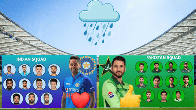 IND vs PAK: मैच से पहले मौसम का खतरा, क्या बारिश बिगाड़ेगी हाई-वोल्टेज मुकाबले का खेल? यहां देखें पूरी डिटेल IND vs PAK: मैच से पहले मौसम का खतरा, क्या बारिश बिगाड़ेगी हाई-वोल्टेज मुकाबले का खेल? यहां देखें पूरी डिटेल