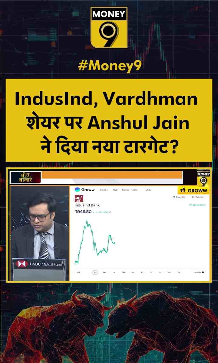 IndusInd, Vardhman शेयर पर Anshul Jain ने दिया नया टारगेट?