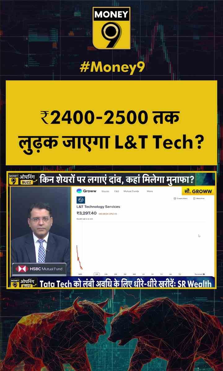 ₹2400-2500 तक लुढ़क जाएगा L&T Tech?