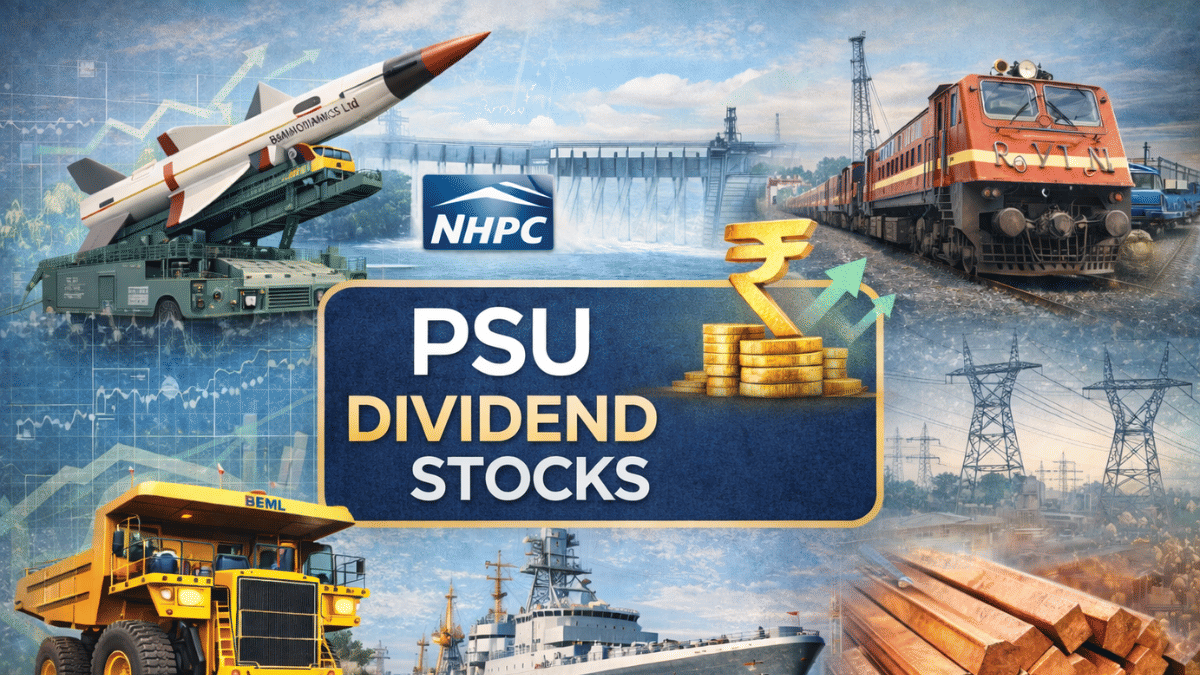 ये PSU शेयर अगले हफ्ते देंगे 7.50 रुपये तक का डिविडेंड, डेट जानने के लिए देखें पूरा कैलेंडर ये PSU शेयर अगले हफ्ते देंगे 7.50 रुपये तक का डिविडेंड, डेट जानने के लिए देखें पूरा कैलेंडर