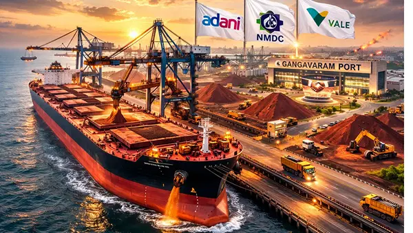 Adani-NMDC-Vale की मेगा डील! बनाएगी दुनिया के सबसे बड़े कैरियर जहाजों को हैंडल करने वाला भारत का पहला पोर्ट, फोकस में रखें स्टॉक Adani-NMDC-Vale की मेगा डील! बनाएगी दुनिया के सबसे बड़े कैरियर जहाजों को हैंडल करने वाला भारत का पहला पोर्ट, फोकस में रखें स्टॉक
