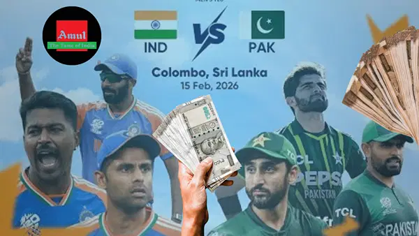 Ind-Pak मैच बना ‘सोने की खान’, 10 सेकंड के एड के लिए 70 लाख तक खर्च करने को तैयार कंपनियां; लिस्ट में अमूल और ब्रिटानिया भी शामिल Ind-Pak मैच बना ‘सोने की खान’, 10 सेकंड के एड के लिए 70 लाख तक खर्च करने को तैयार कंपनियां; लिस्ट में अमूल और ब्रिटानिया भी शामिल