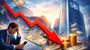 52-वीक हाई बनाने के बाद 8% तक टूटे SBI के शेयर, बजट से बैंक को लगा जोर का झटका, जानें गिरावट की वजह