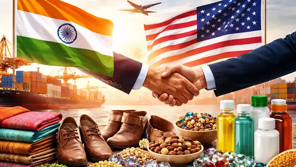 India-US Trade: 3 साल में 500 अरब डॉलर के पार होगा ट्रेड! सेमीकंडक्टर और डिफेंस सेक्टर पर रहेगा फोकस India-US Trade: 3 साल में 500 अरब डॉलर के पार होगा ट्रेड! सेमीकंडक्टर और डिफेंस सेक्टर पर रहेगा फोकस