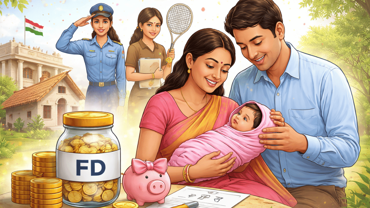 जन्म लेते ही बेटियों के लिए FD कर रही बिहार सरकार, जानें किसे मिलता है लाभ और कैसे करें आवेदन जन्म लेते ही बेटियों के लिए FD कर रही बिहार सरकार, जानें किसे मिलता है लाभ और कैसे करें आवेदन