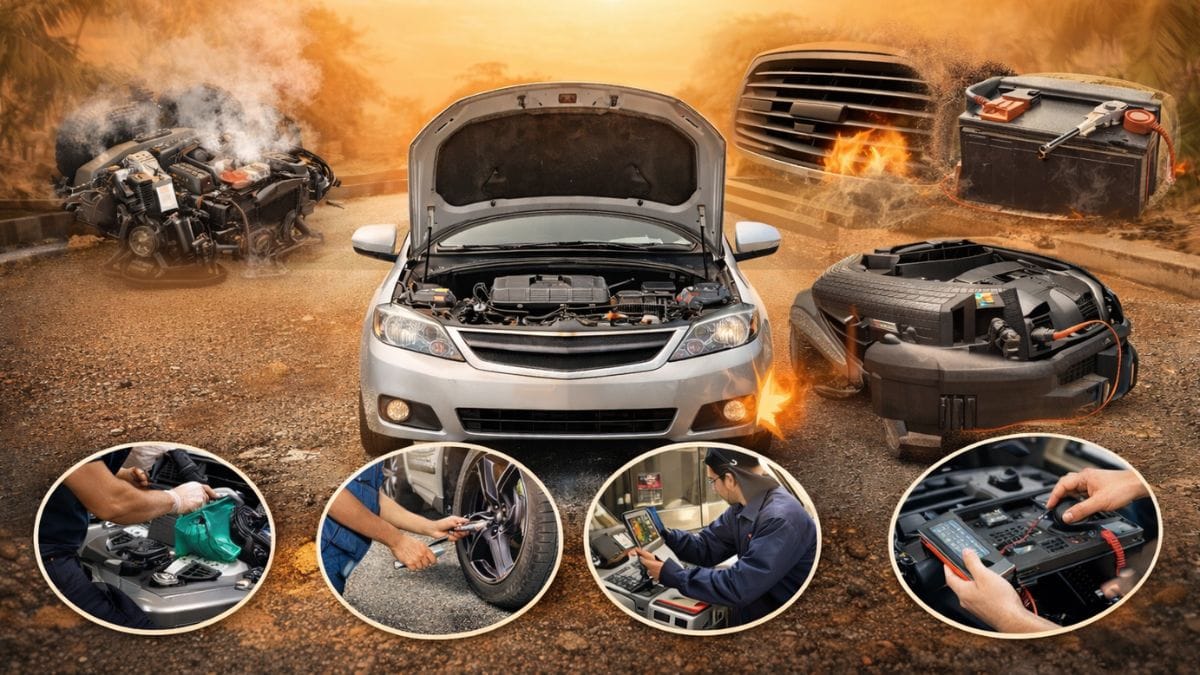 गर्मी में कार की अनदेखी पड़ सकती है भारी, जानें कौन से पार्ट्स को है सबसे ज्यादा खतरा; अपनाएं ये जरूरी टिप्स