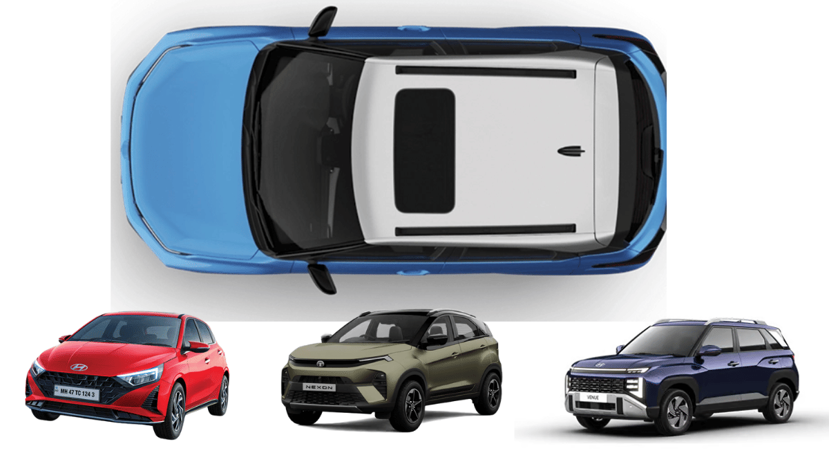 ये हैं सनरूफ वाली भारत की 5 सबसे किफायती कारें, जान लें दाम और फीचर ये हैं सनरूफ वाली भारत की 5 सबसे किफायती कारें, जान लें दाम और फीचर