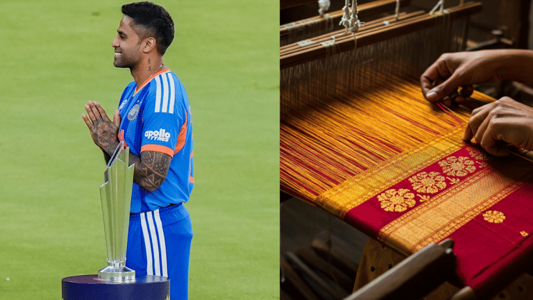 T20 WC Trophy का जयपुर कनेक्शन! इसने बनाई चमचमाती ट्रॉफी; जानें किसकी बनी सोने या चांदी? बनारसी साड़ी ने किया कमाल
