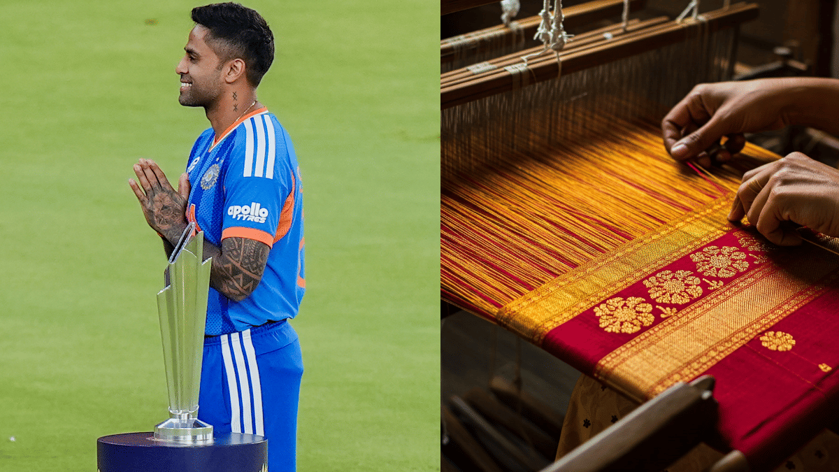 T20 WC Trophy का जयपुर कनेक्शन! इसने बनाई चमचमाती ट्रॉफी; जानें किसकी बनी सोने या चांदी? बनारसी साड़ी ने किया कमाल