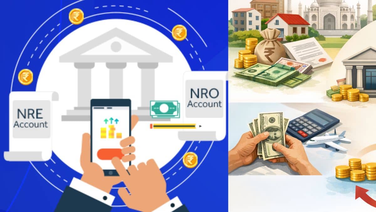 NRO vs NRE अकाउंट: NRI के लिए कौन सा खाता सही, टैक्स से लेकर पैसे ट्रांसफर तक समझें पूरी डिटेल NRO vs NRE अकाउंट: NRI के लिए कौन सा खाता सही, टैक्स से लेकर पैसे ट्रांसफर तक समझें पूरी डिटेल