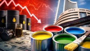 Nifty-Sensex 3% धड़ाम, कच्चा तेल $113 के पार पहुंचा तो पेंट स्टॉक झुलसे, कैसे जुड़ा है इस सेक्टर का तेल से सीधा रिश्ता