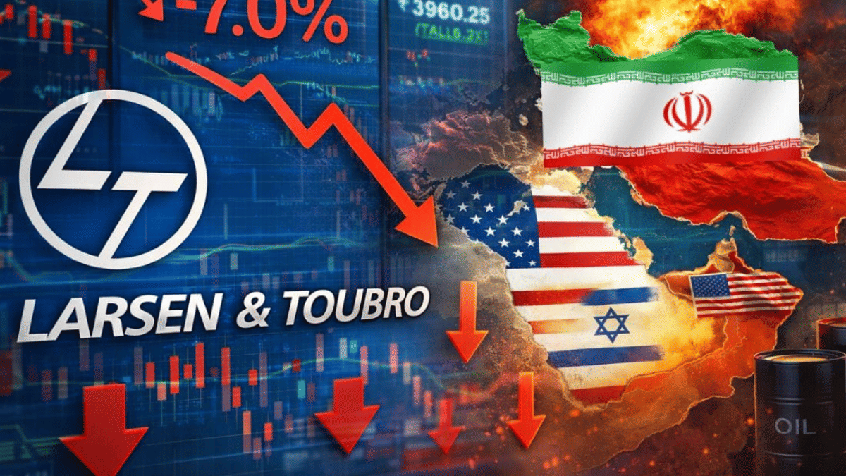 L&T के शेयरों में भूचाल, 7% से अधिक टूटा स्टॉक; मिडिल ईस्ट में बढ़ते तनाव से दबाव L&T के शेयरों में भूचाल, 7% से अधिक टूटा स्टॉक; मिडिल ईस्ट में बढ़ते तनाव से दबाव