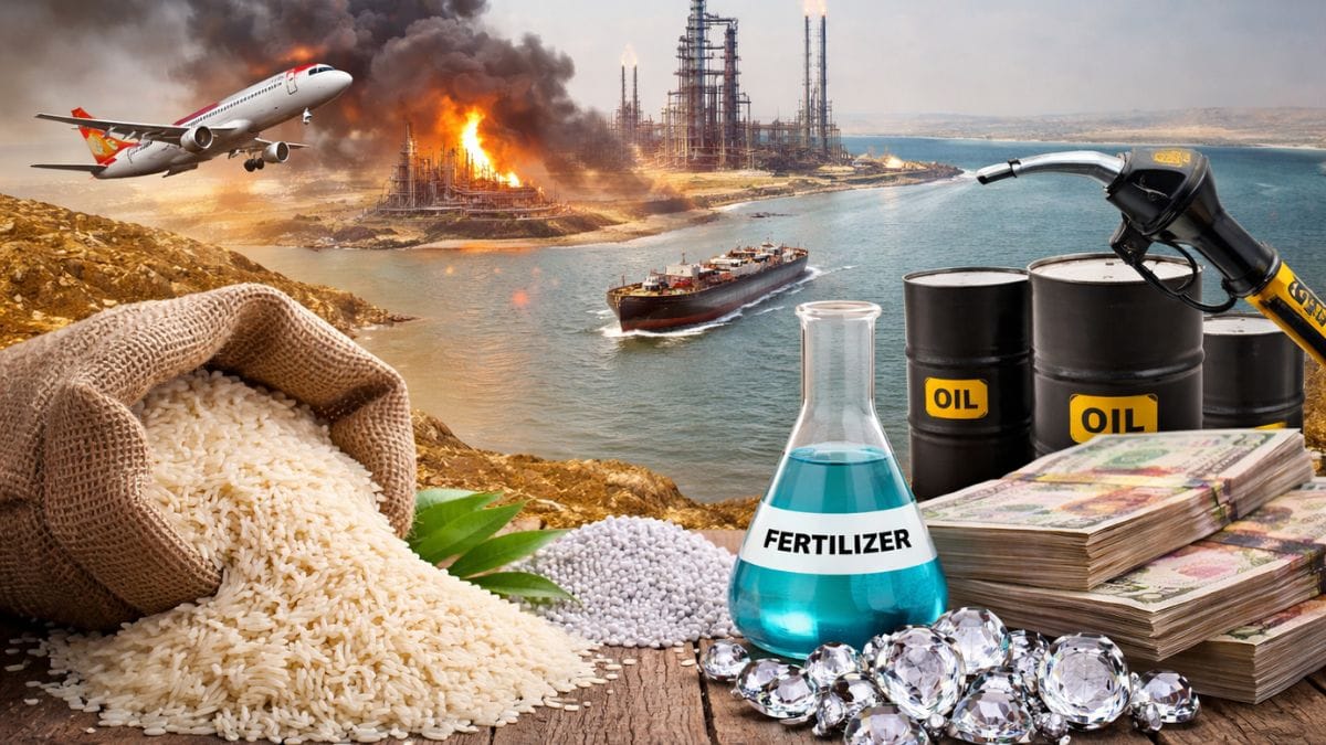 वैश्विक तनाव का भारत पर असर! Crisil की चेतावनी- बासमती, उर्वरक, एयरलाइंस और हीरा उद्योग पर बढ़ सकता है दबाव