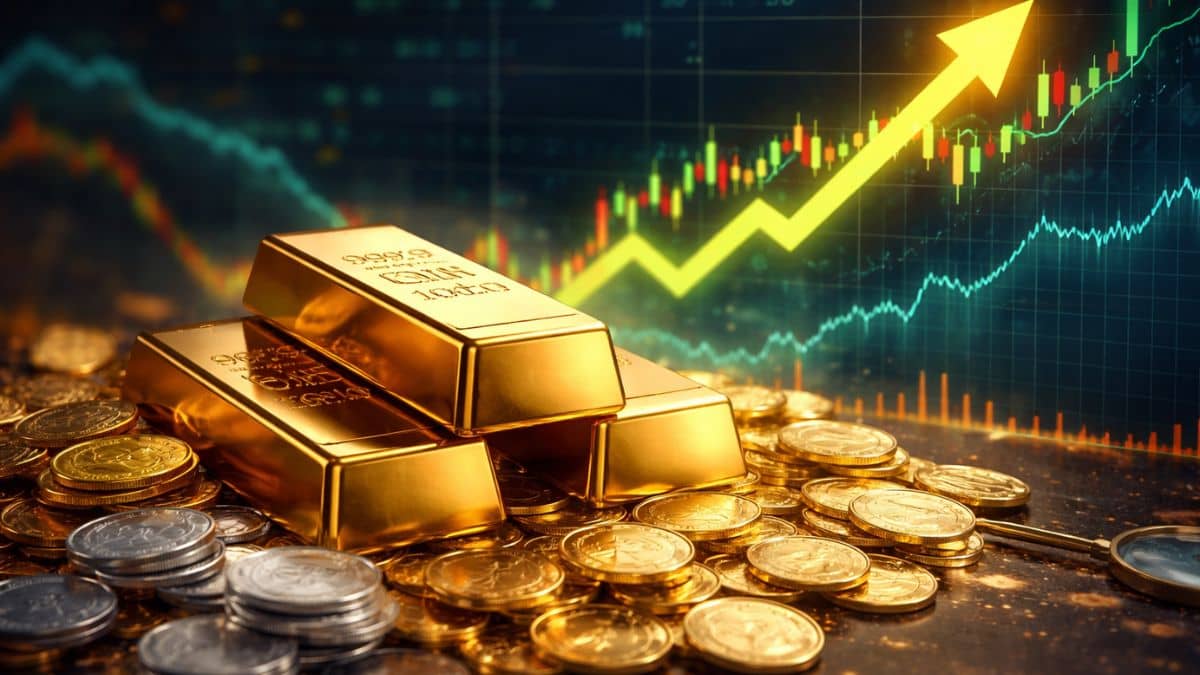 Gold-Silver Price Today: जंग और डॉलर की मजबूती से दबाव में सोना, बाद में की जोरदार रिकवरी, एक हफ्ते के लो से ₹7,700 उछला Gold-Silver Price Today: जंग और डॉलर की मजबूती से दबाव में सोना, बाद में की जोरदार रिकवरी, एक हफ्ते के लो से ₹7,700 उछला