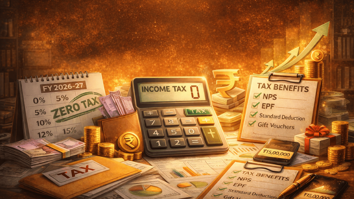 न्यू टैक्स रिजीम में ₹15 लाख तक की सैलरी भी हो सकती है टैक्स-फ्री, समझें पूरा गणित न्यू टैक्स रिजीम में ₹15 लाख तक की सैलरी भी हो सकती है टैक्स-फ्री, समझें पूरा गणित