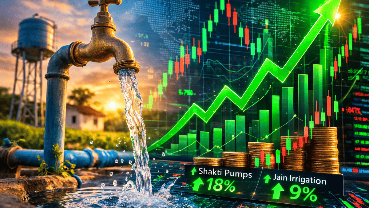 सरकार से इस बड़ी योजना को मंजूरी मिलते ही गोली की रफ्तार से भागे वॉटर इंफ्रा शेयर; Shakti Pumps 18% और Jain Irrigation 9% तक चढ़े