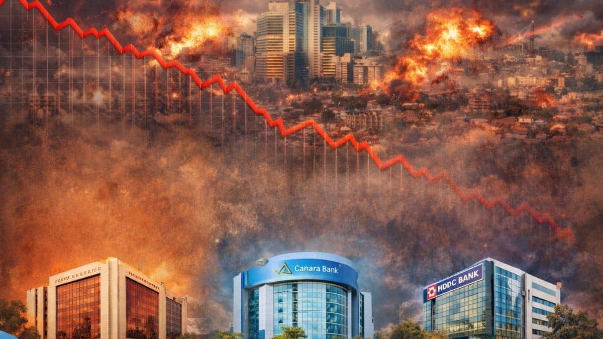 पश्चिम एशिया में युद्ध शुरू होने के बाद से 16% टूटा बैंक निफ्टी, लेकिन इन 3 शेयरों में वापसी की क्षमता, जानें- क्या है ताकत पश्चिम एशिया में युद्ध शुरू होने के बाद से 16% टूटा बैंक निफ्टी, लेकिन इन 3 शेयरों में वापसी की क्षमता, जानें- क्या है ताकत