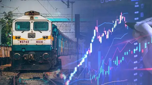 इन 2 रेलवे स्टॉक पर Jefferies की रिपोर्ट, एक में 32% तक तेजी की संभावना, दूसरे में 22% गिरावट का अंदेशा; जानें TP इन 2 रेलवे स्टॉक पर Jefferies की रिपोर्ट, एक में 32% तक तेजी की संभावना, दूसरे में 22% गिरावट का अंदेशा; जानें TP