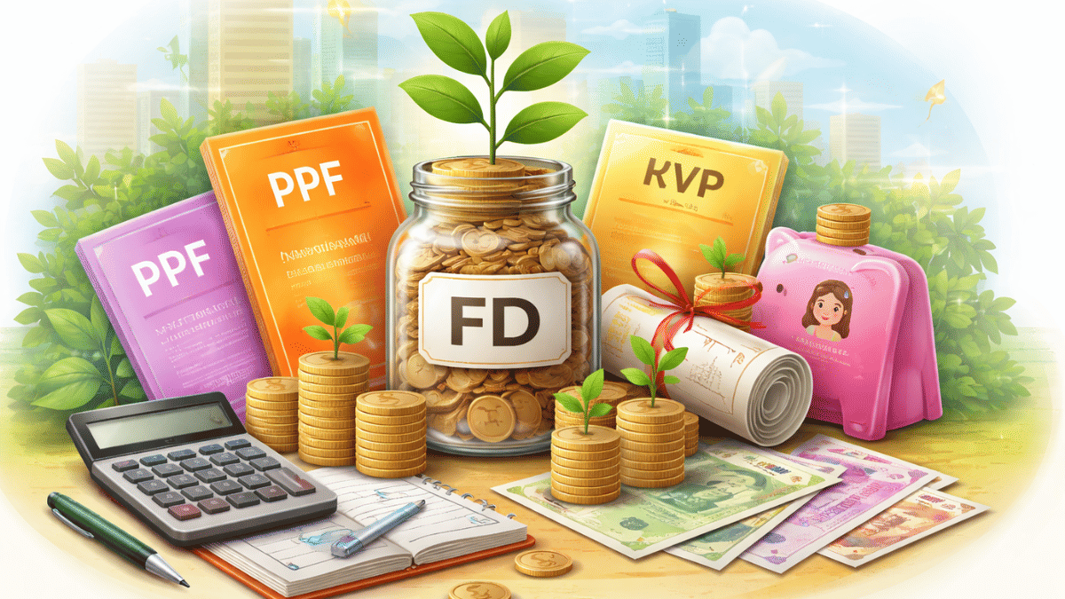 FD-RD छोड़िए… 8.2% तक रिटर्न दे रही ये 6 सरकारी योजनाएं, ₹1.5 लाख तक मिलती है टैक्स छूट, एक क्लिक में समझें पूरा गणित