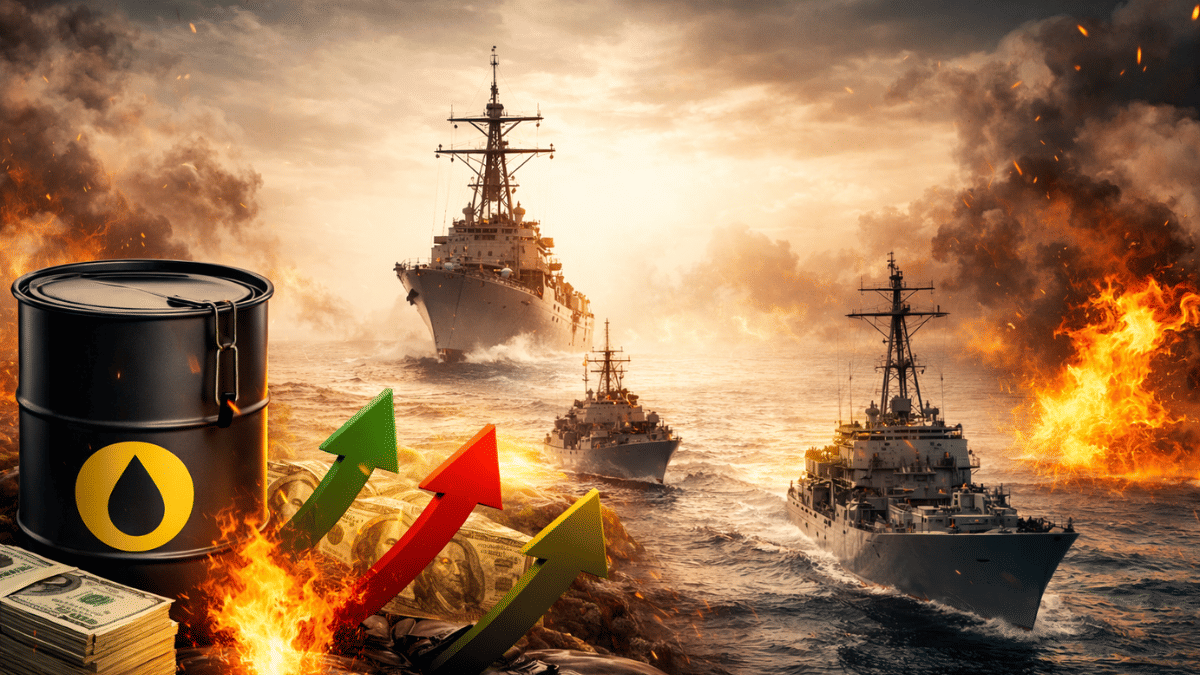 ट्रंप की धमकी के बाद थर्राया तेल बाजार, $104 प्रति बैरल के पार पहुंचा क्रूड ऑयल, Gift Nifty भी 259 अंक टूटा