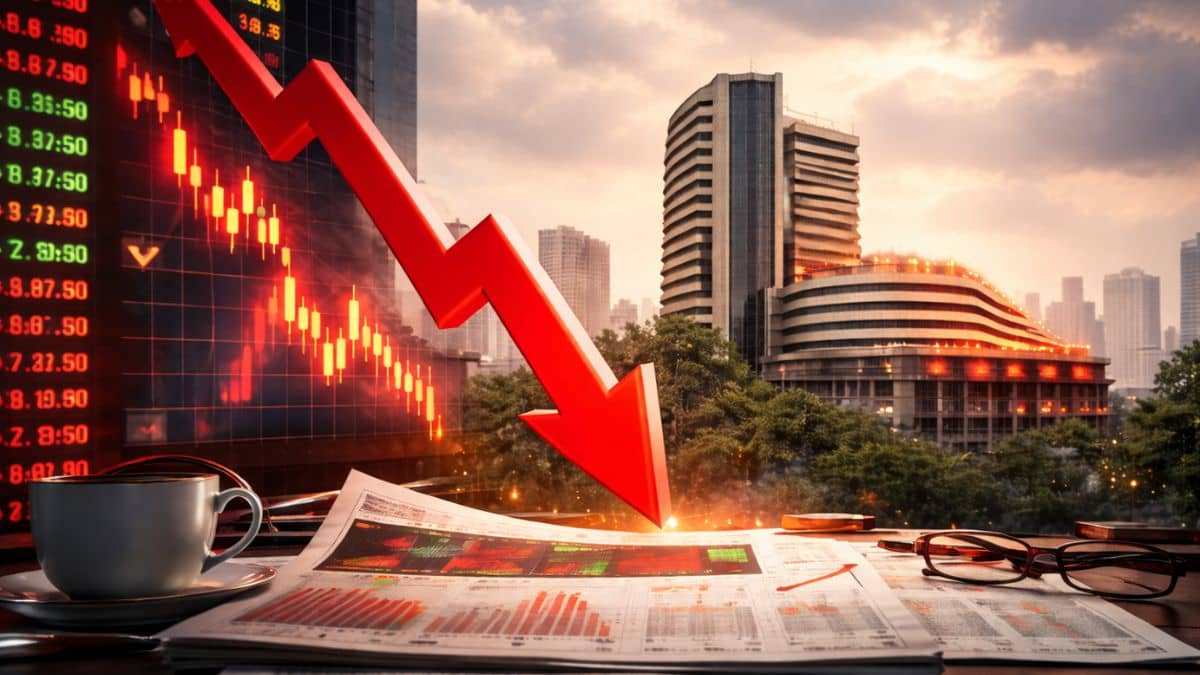 बाजार की खुशी काफूर! सीजफायर पर ब्रेक के बादल से कमजोर खुला बाजार, सेंसेक्स 589 अंक टूटा, निफ्टी 23,900 के नीचे पहुंचा बाजार की खुशी काफूर! सीजफायर पर ब्रेक के बादल से कमजोर खुला बाजार, सेंसेक्स 589 अंक टूटा, निफ्टी 23,900 के नीचे पहुंचा