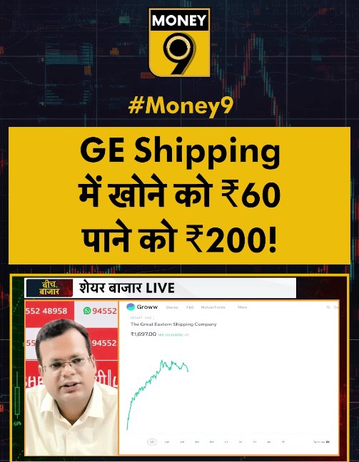 GE SHIPPING में खोने को ₹60 पाने को ₹200!