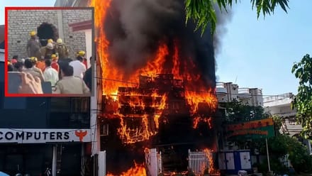लखनऊ में PET शॉप और एनिमेशन सेंटर वाली इमारत में लगी आग, अब तक 15 लोगों की मौत की खबर