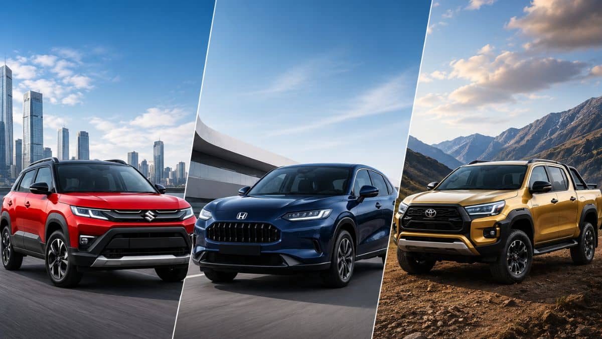 जुलाई खत्म होने से पहले लॉन्च होंगी 3 नई कारें, Maruti Suzuki, Honda और Toyota दिखाएंगी दम; जानें लॉन्च डेट और फीचर्स जुलाई खत्म होने से पहले लॉन्च होंगी 3 नई कारें, Maruti Suzuki, Honda और Toyota दिखाएंगी दम; जानें लॉन्च डेट और फीचर्स