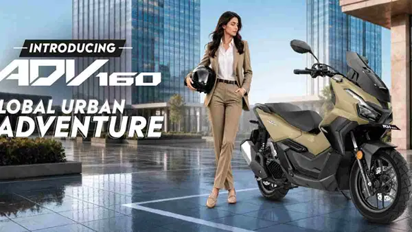 27 लीटर स्टोरेज और 156.9cc का इंजन, लॉन्च हुआ Honda ADV160, हीरो-यामाहा को देगा टक्कर! 27 लीटर स्टोरेज और 156.9cc का इंजन, लॉन्च हुआ Honda ADV160, हीरो-यामाहा को देगा टक्कर!