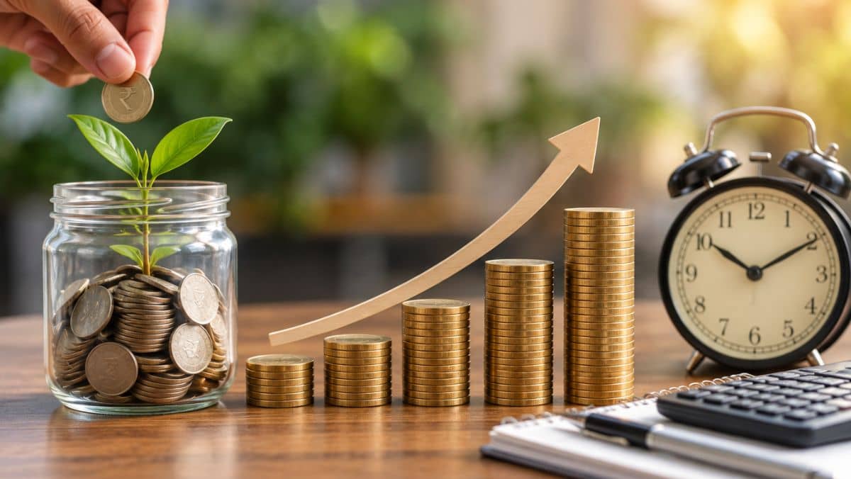 ₹1 लाख को ₹2 लाख बनने में कितना लगेगा समय? 6%, 8% और 10% रिटर्न पर ऐसे समझें रूल ऑफ 72 ₹1 लाख को ₹2 लाख बनने में कितना लगेगा समय? 6%, 8% और 10% रिटर्न पर ऐसे समझें रूल ऑफ 72